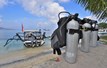 7Seas equipment ready for diving